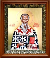 Икона Иаков, брат Господень в киоте с басмой Виноградная Лоза (UV-печать)(30411)