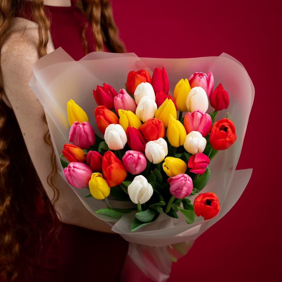 35 тюльпанов (микс)