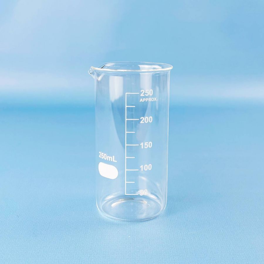 Стакан лабораторный высокий Labdevices В-1-250, 250 мл, стекло Boro 3.3, градуированный