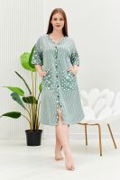 Халат 9205 [полоса горох хаки]