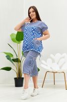 Костюм 9204 [полоса горох джинс]