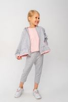 Костюм Эмми серый с розовым [серый+розовый]
