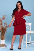 Платье 47027 [винный]
