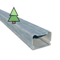 Лага алюминиевая 28*40 мм