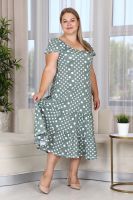Сарафан 9151 [горох хаки]