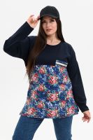 Туника женская 9248 [цветы]