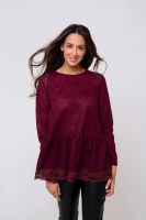 118DRD Туника трикотажная [бордовый]
