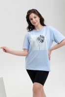 Футболка 27 Бренд Rozhkova KV [голубой]