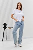 Футболка 67079 [белый+самолет]