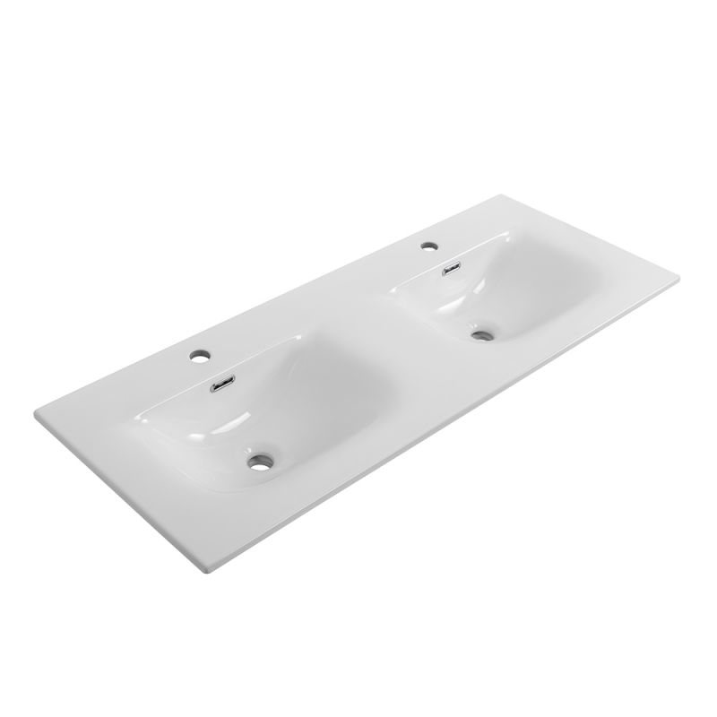 Керамическая раковина с двумя чашами CEZARES CZR-8099-120-2