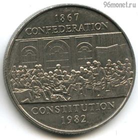 Канада 1 доллар 1982