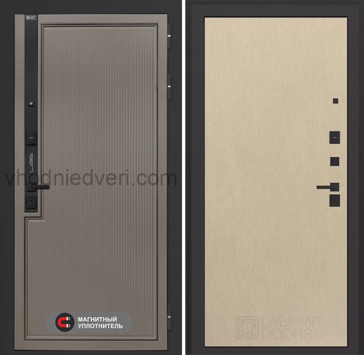 Входная дверь Лабиринт Лаб 1 Про - 05 Венге светлый