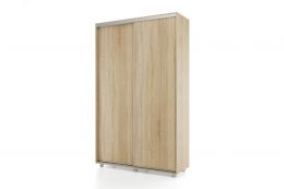 Шкаф-купе -PRIME 2-хдвер. ОР16-6.2D (ш1600*г600*в2300мм), дуб сонома/белый шелк
