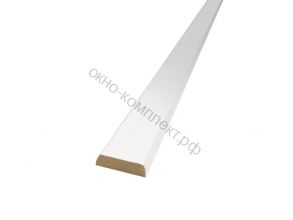 Наличник Классик 6х70х2150мм. Цвет : Цвет: Эдельвейс / орхидея /мираж. Матовое покрытие.