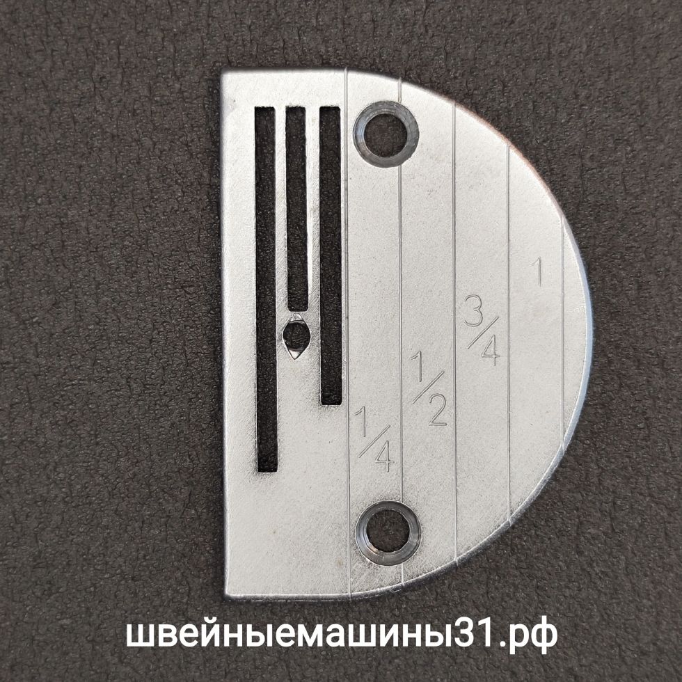 Игольная пластина B 28 трехрядная. Диаметр игольного отверстия 3 мм.    Цена 300 руб.