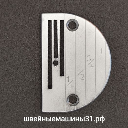 Игольная пластина B 28 трехрядная. Диаметр игольного отверстия 3 мм.    Цена 300 руб.