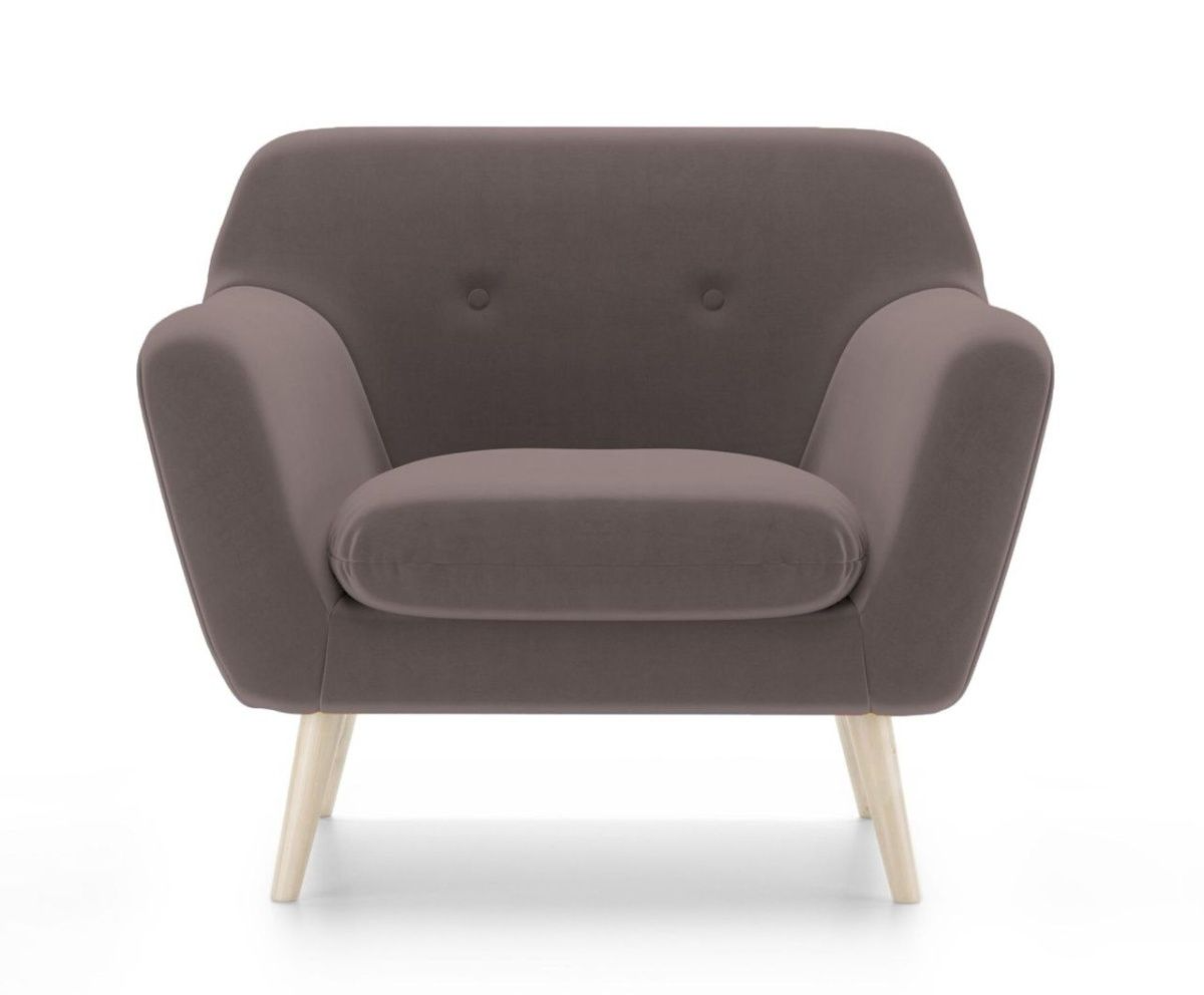 Кресло на ножках Реймс ткань Angora chocolate-1