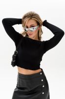 Лонгслив женский 67100 [черный]