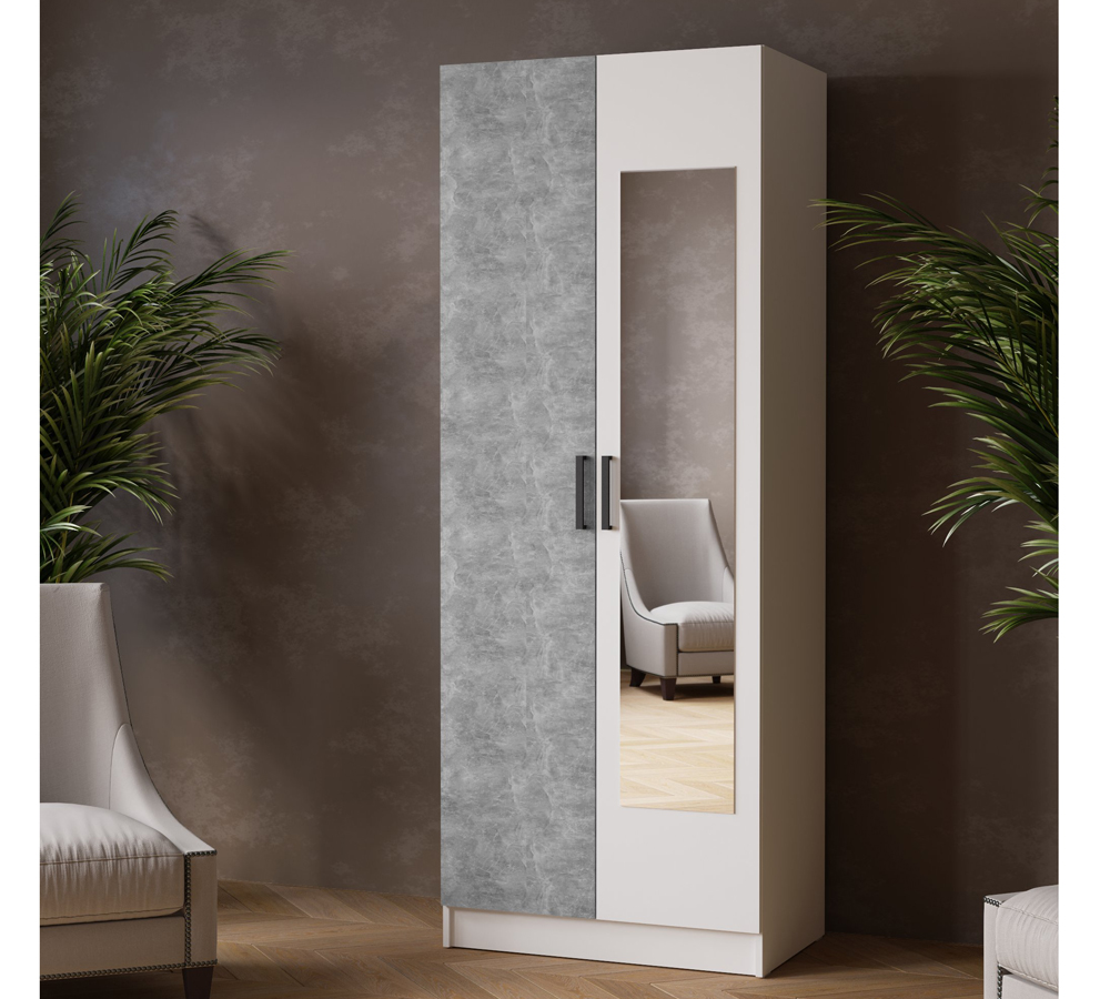 Шкаф комбинированный Ларс (0,8) с зеркалом