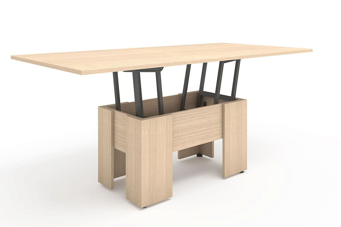 Стол-трансформер Cиэтл цвет Дуб Каньон-4