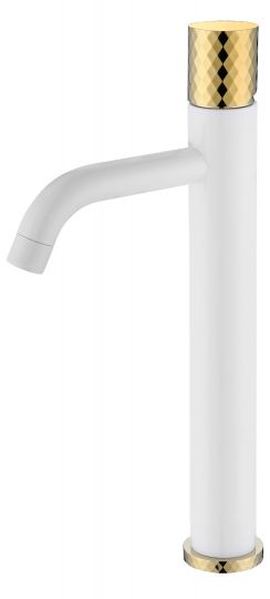 Высокий смеситель для раковины с ручкой Diamond Boheme Stick 122 схема 14