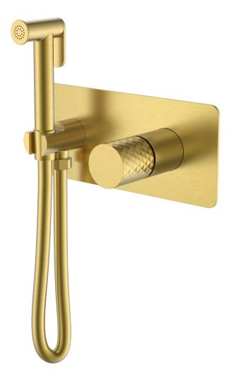 Однорычажный смеситель для гигиенического душа с ручкой Diamond Boheme Stick 127 схема 9