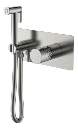 Однорычажный смеситель для гигиенического душа с ручкой Diamond Boheme Stick 127 схема 10