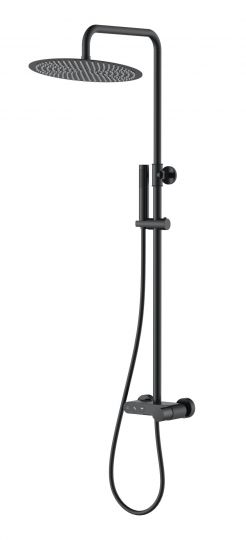 Душевая стойка с круглой лейкой и ручкой Touch Boheme  128 схема 3
