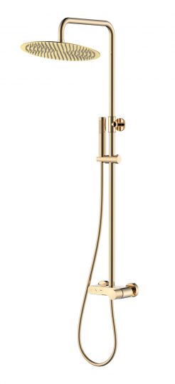 Душевая стойка с круглой лейкой и ручкой Touch Boheme  128 схема 5