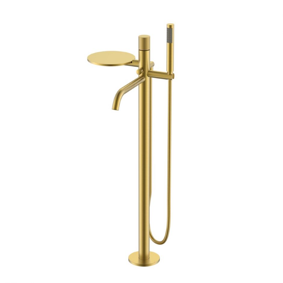 Смеситель напольного монтажа с ручкой Spirale Boheme Stick 129 ФОТО