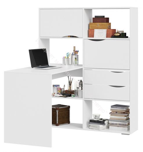 Стол письменный тип 7 Белый Ясень