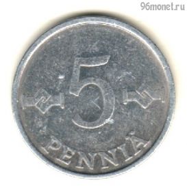 Финляндия 5 пенни 1980