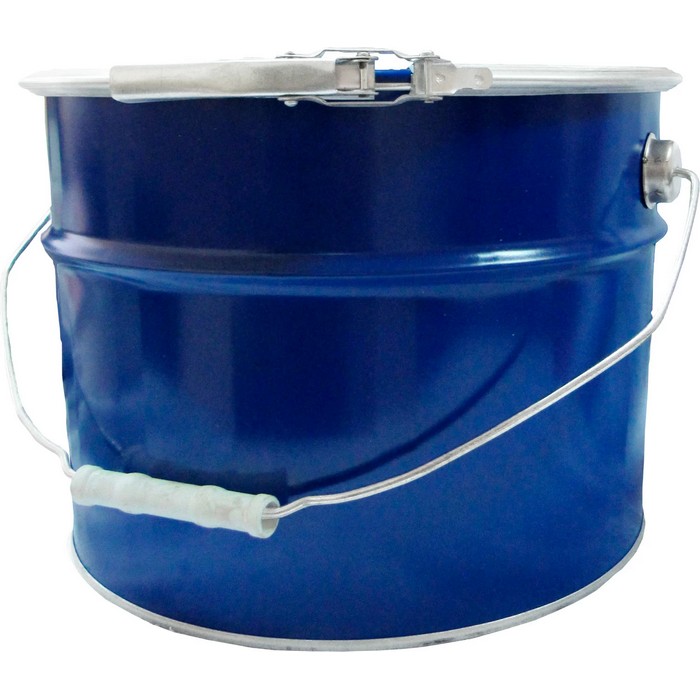 Profkolor Ведро металлическое с покрытием, крышка-обруч, цвет синий, 10л. ВМо 10с