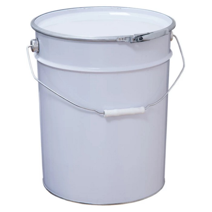 Profkolor Ведро металлическое, крышка-обруч, цвет белый, 20л. ВМо 20б