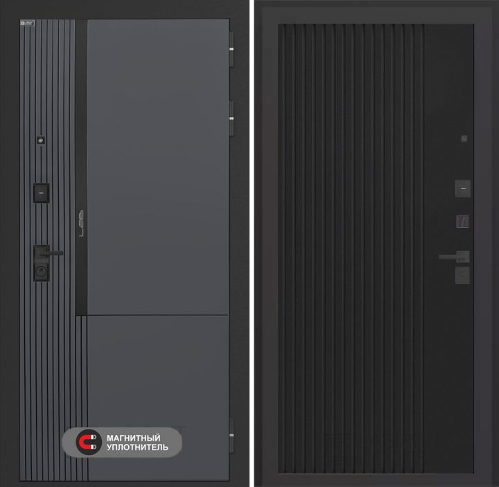 Входная дверь Лабиринт Лаб 2 Про - 29 Черный кварц