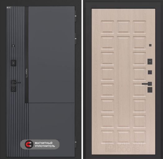 Входная дверь Лабиринт Лаб 2 Про - 04 Беленый дуб