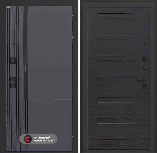 Входная дверь Лабиринт Лаб 2 Про - 14 Эковенге горизонтальный