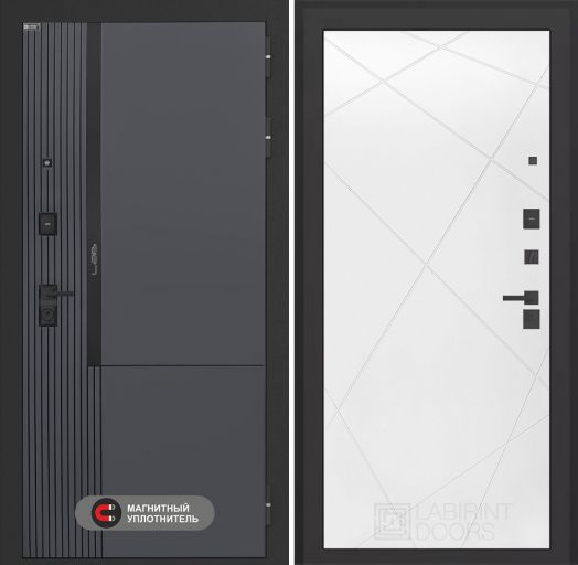 Входная дверь Лабиринт Лаб 2 Про - 24 Бетон светлый