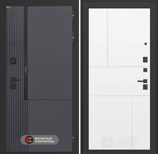 Входная дверь Лабиринт Лаб 2 Про - 21 Белый софт