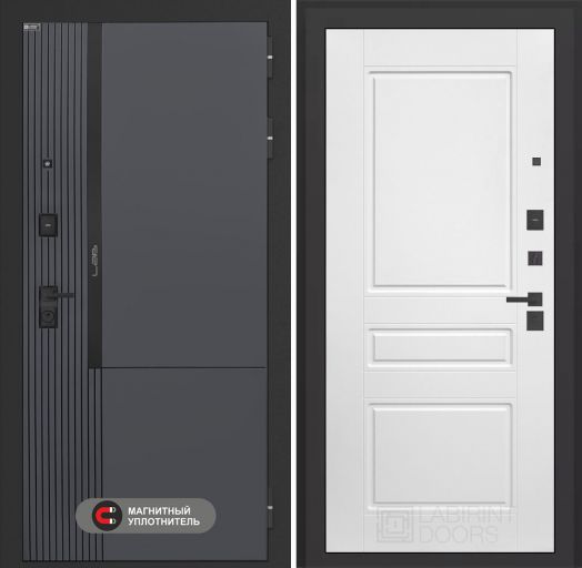 Входная дверь Лабиринт Лаб 2 Про - 03 Белый софт