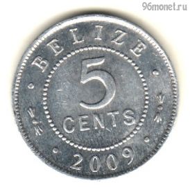 Белиз 5 центов 2009