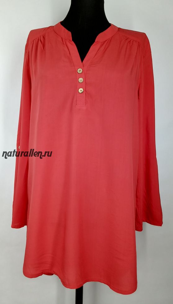 Туника из штапеля (красная)