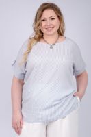 Шелли туника женская [голубой/белый]