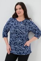 21621 Блузка [синий]