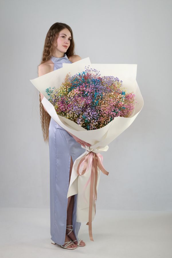 Букет-гигант из гипсофилы (от 9шт)