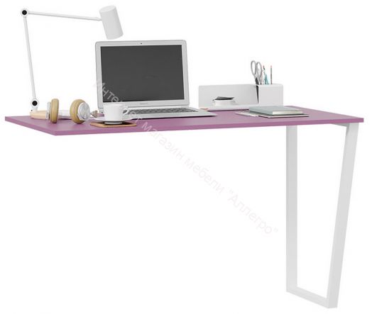 Стол письменный «Порто» - ТД-393.15.01 Белый, Фиолетовый