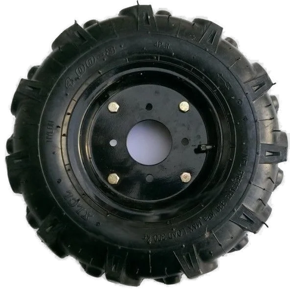 КОЛЕСО для мотоблоков.  4,00 Х 8 В сборе (покрышка,  камера, диск)