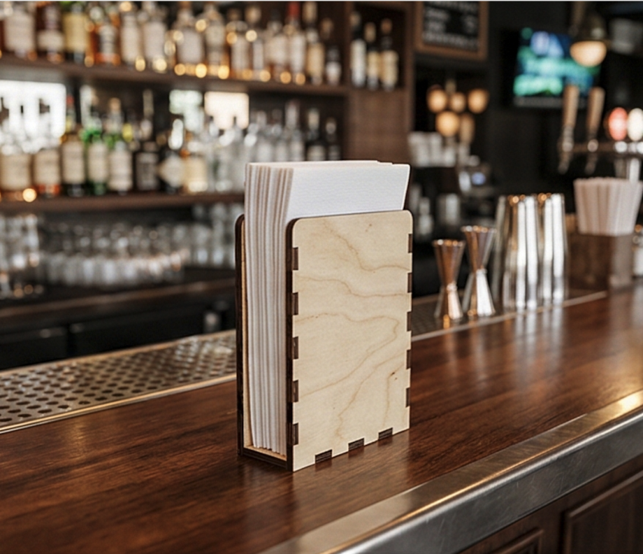 Салфетница для барной стойки (узкая)