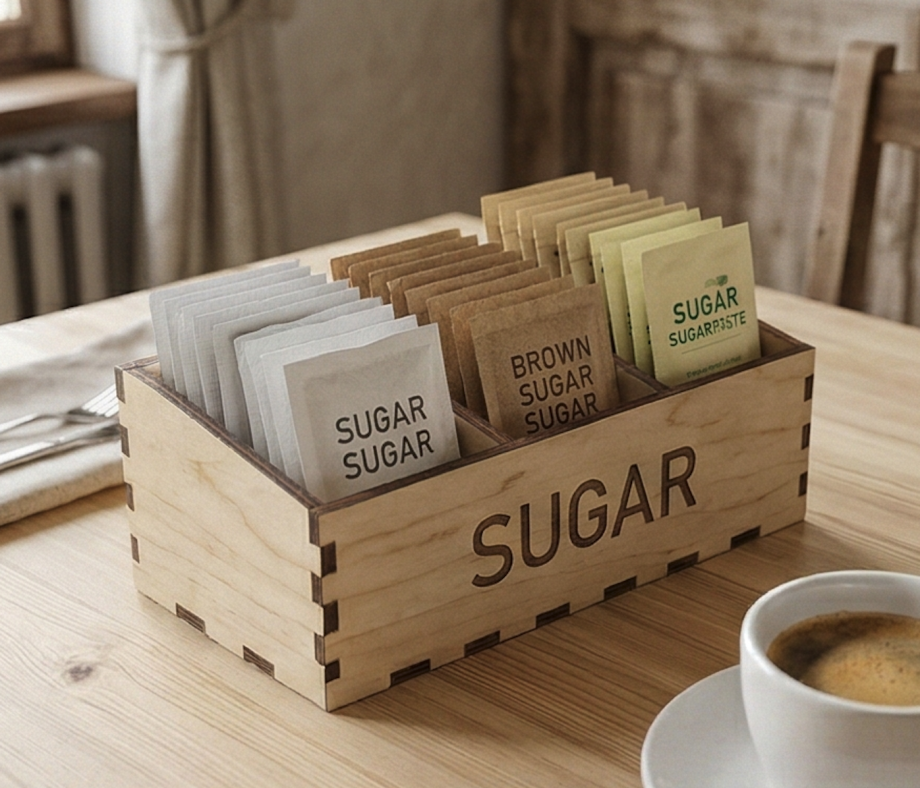 Держатель для сахара в пакетиках (настольный)