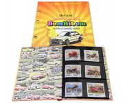 КОЛЛЕКЦИЯ 40 вкладышей BomBibom 6 серия в АЛЬБОМЕ (привет из 90х) quality VF-XF+ Oz